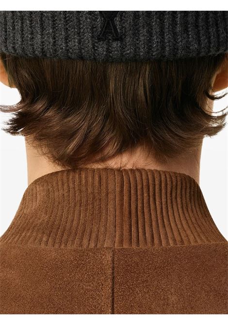 cappello beanie adc uomo grigio AMI PARIS | UBO006.0180504